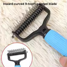 Pet Deshedding Undercoat Rake – Dog & Cat Grooming Brush