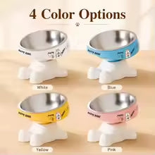 Raised Cat & Dog Food & Water Bowl – Non-Slip Pet Feeder