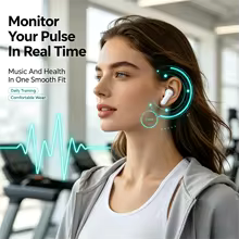 ZZLOVE Wireless Bluetooth Earbuds with Heart Rate Monitoring