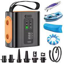 Portable Electric Air Pump – Mini Inflator & Deflator for Travel and Mats