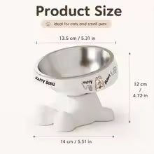 Raised Cat & Dog Food & Water Bowl – Non-Slip Pet Feeder