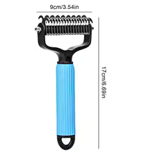 Pet Deshedding Undercoat Rake – Dog & Cat Grooming Brush