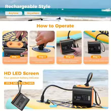 Portable Electric Air Pump – Mini Inflator & Deflator for Travel and Mats