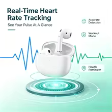 ZZLOVE Wireless Bluetooth Earbuds with Heart Rate Monitoring